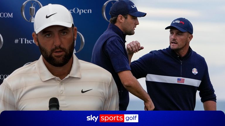 Scottie Scheffler defended Ryder Cup teammate DeChambeau after he was given a two-shot penalty