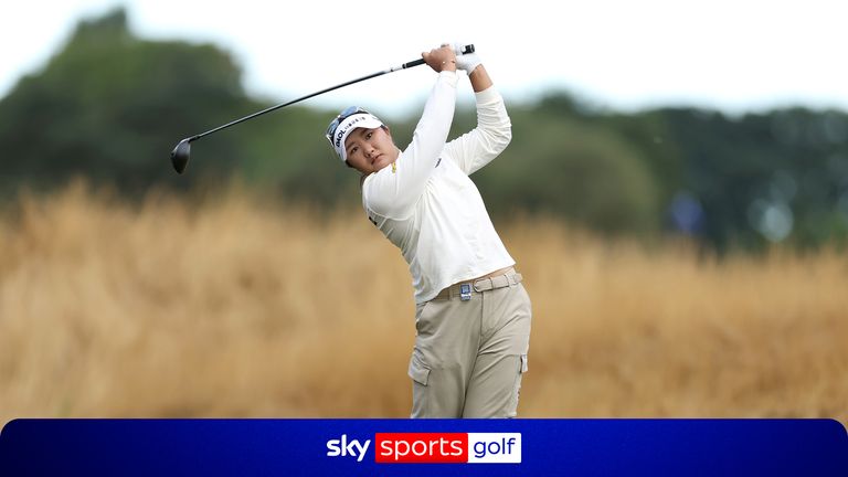 Haeran Ryu made six birdies and one bogey during her opening round of the AIG Women's Open at Royal Lytham & St Annes