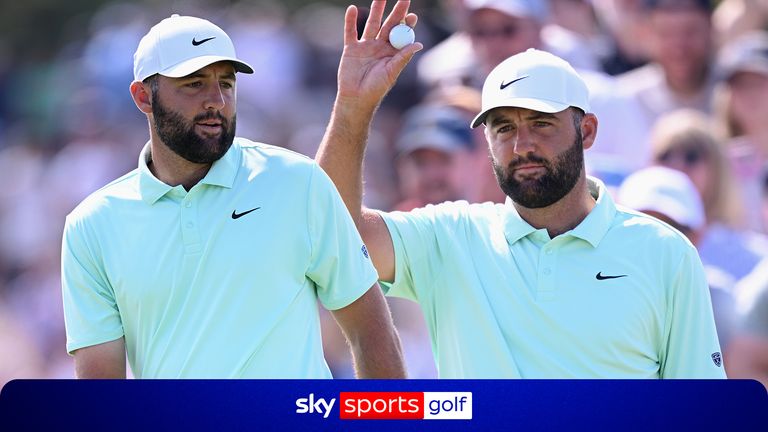 Scottie Scheffler birdied four out of his first six holes during a fast start to his bid for back-to-back Open titles