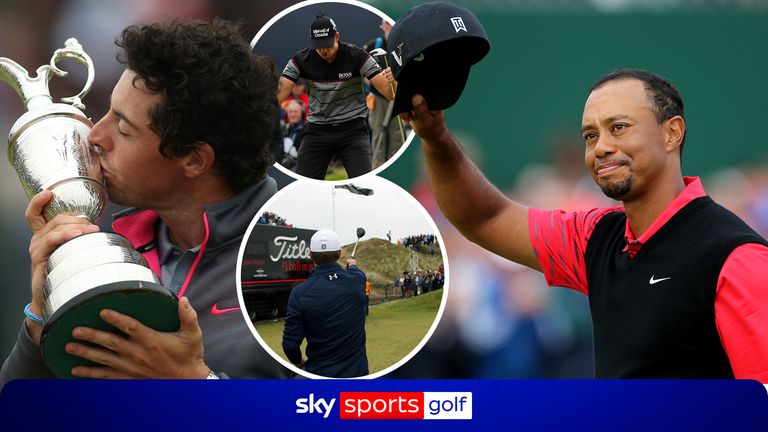 Watch the best shots from The Open archives, featuring Rory McIlroy, Tiger Woods, Jordan Spieth and more! 