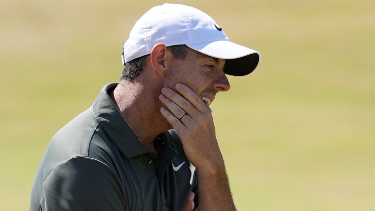 Rory McIlroy was unable to challenge for major victory at The Open 
