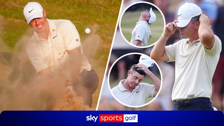 Highlights of Rory McIlroy's opening round 72 from the 154th Open Championship at Royal Birkdale as the Northern Irishman got off to a sluggish start