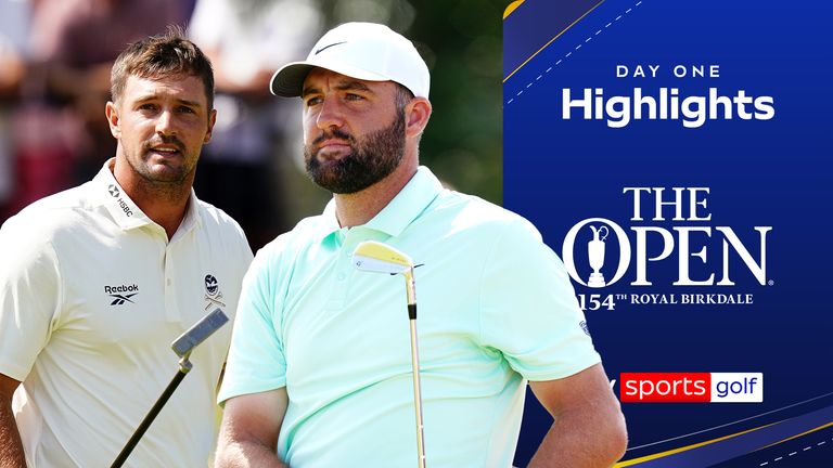 Highlights from the opening round of The Open Championship from Royal Birkdale