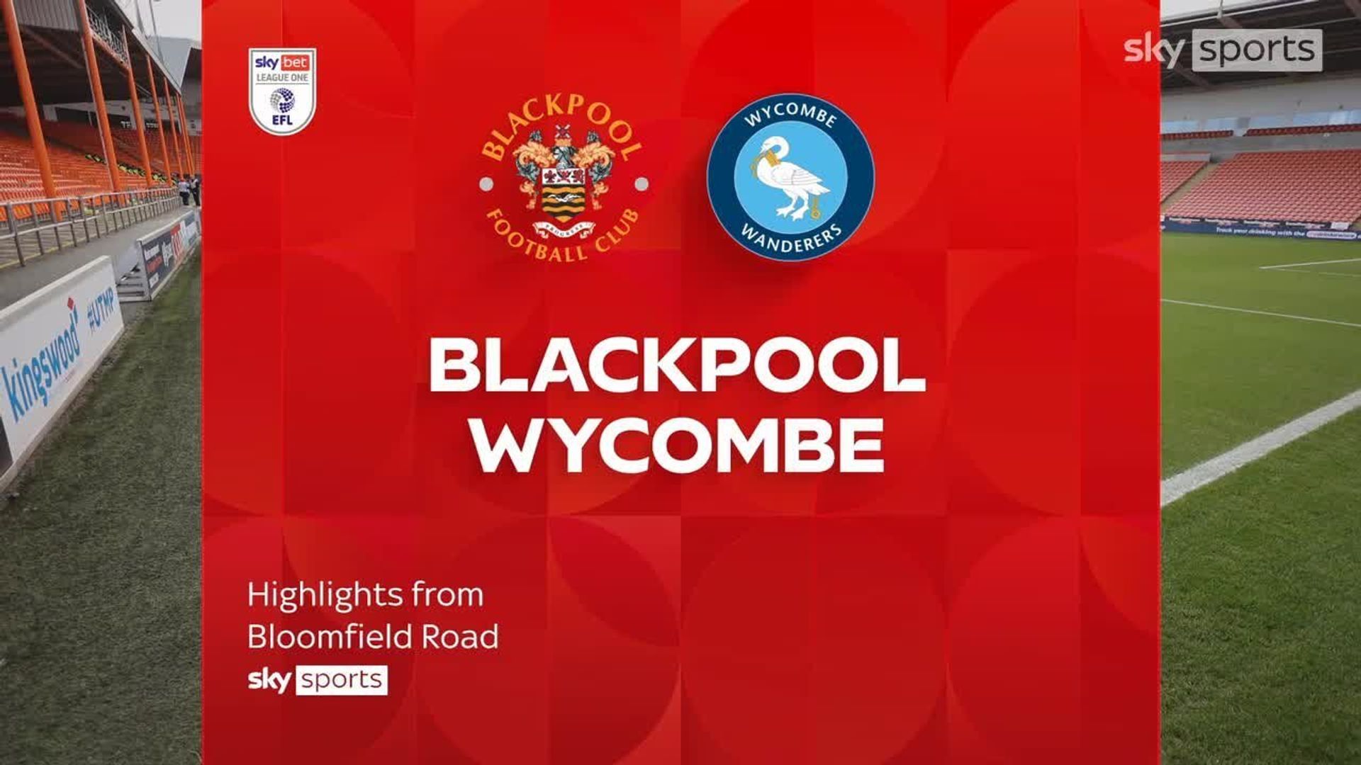 Blackpool 1-1 Wycombe