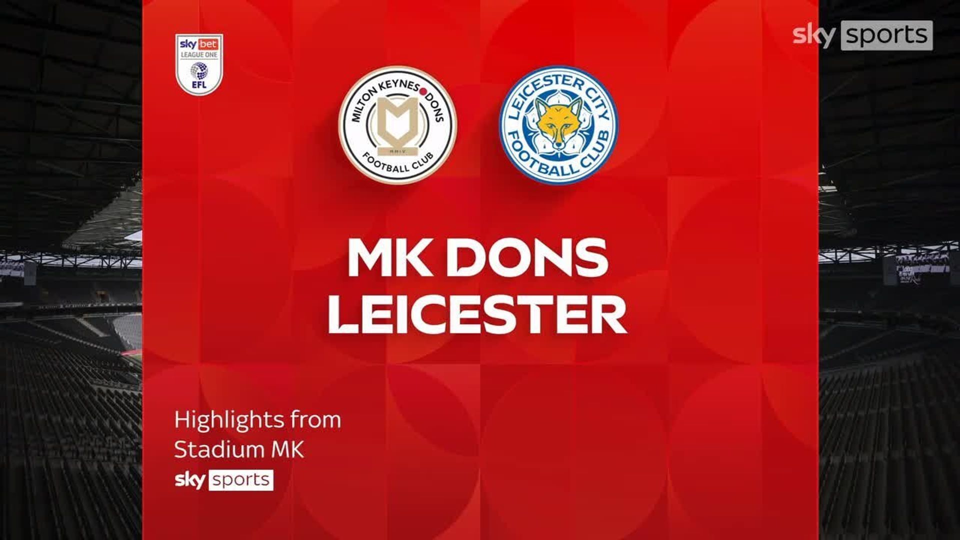 0-0 stalemate sees MK Dons and Leicester remain winless in League One