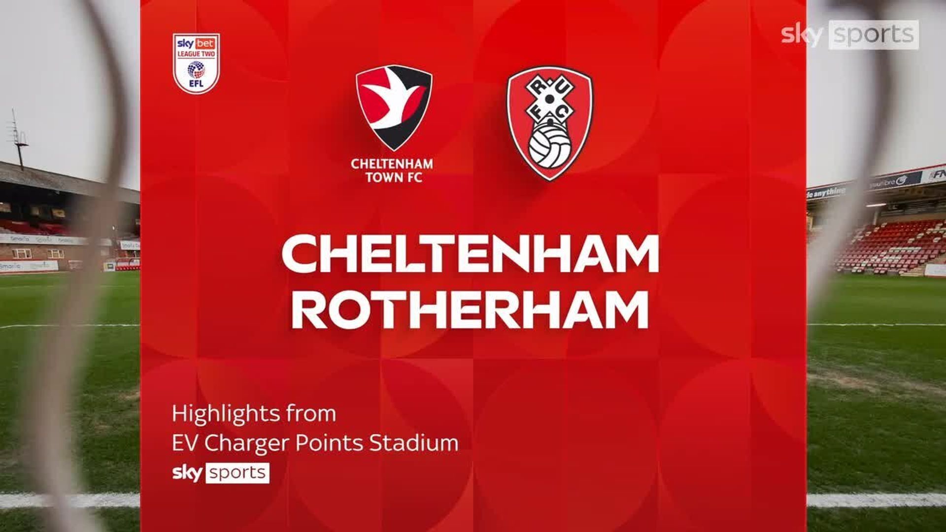 Cheltenham 2-1 Rotherham 