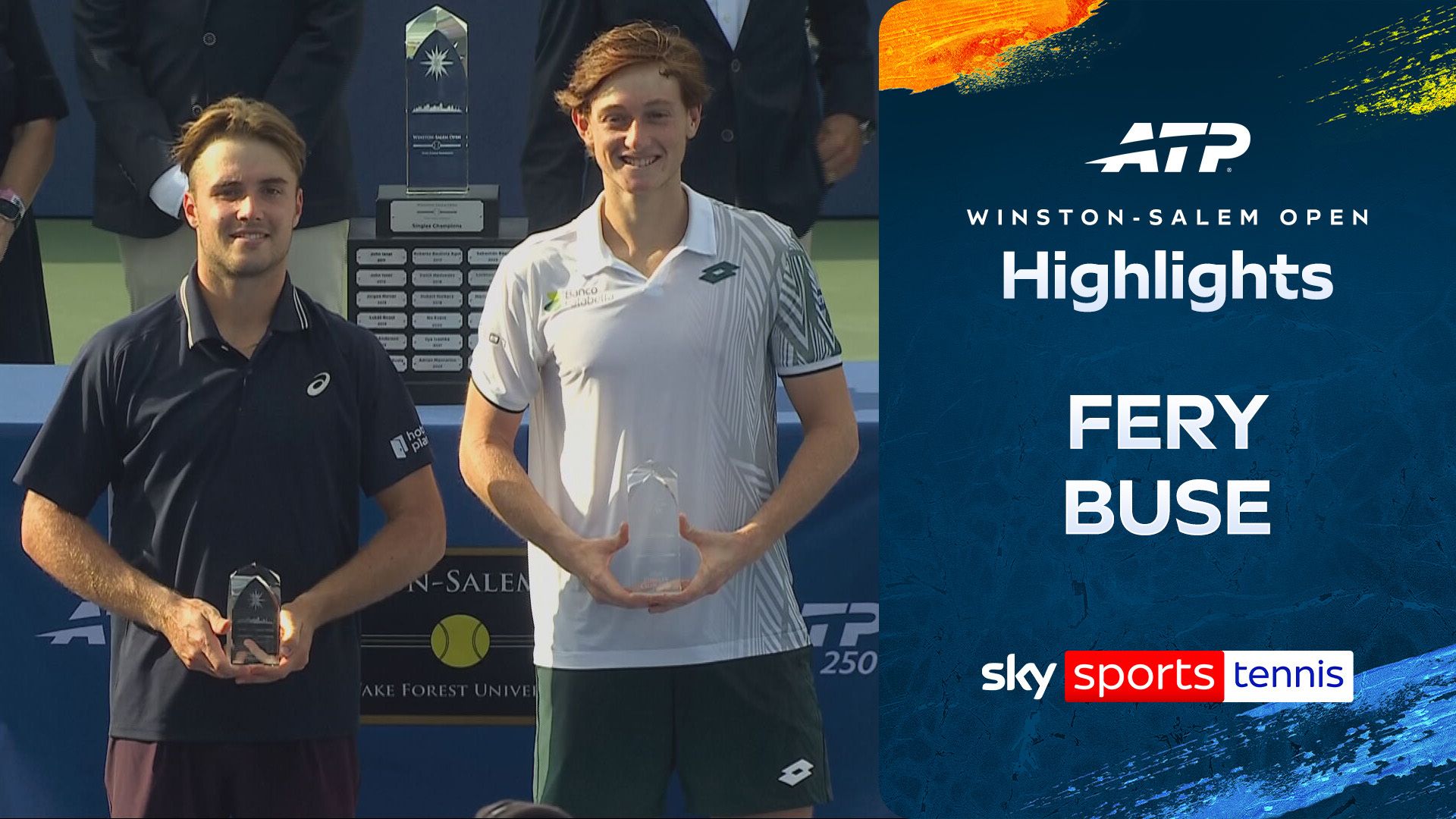 Fery toppled by Buse in Winston-Salem Open final