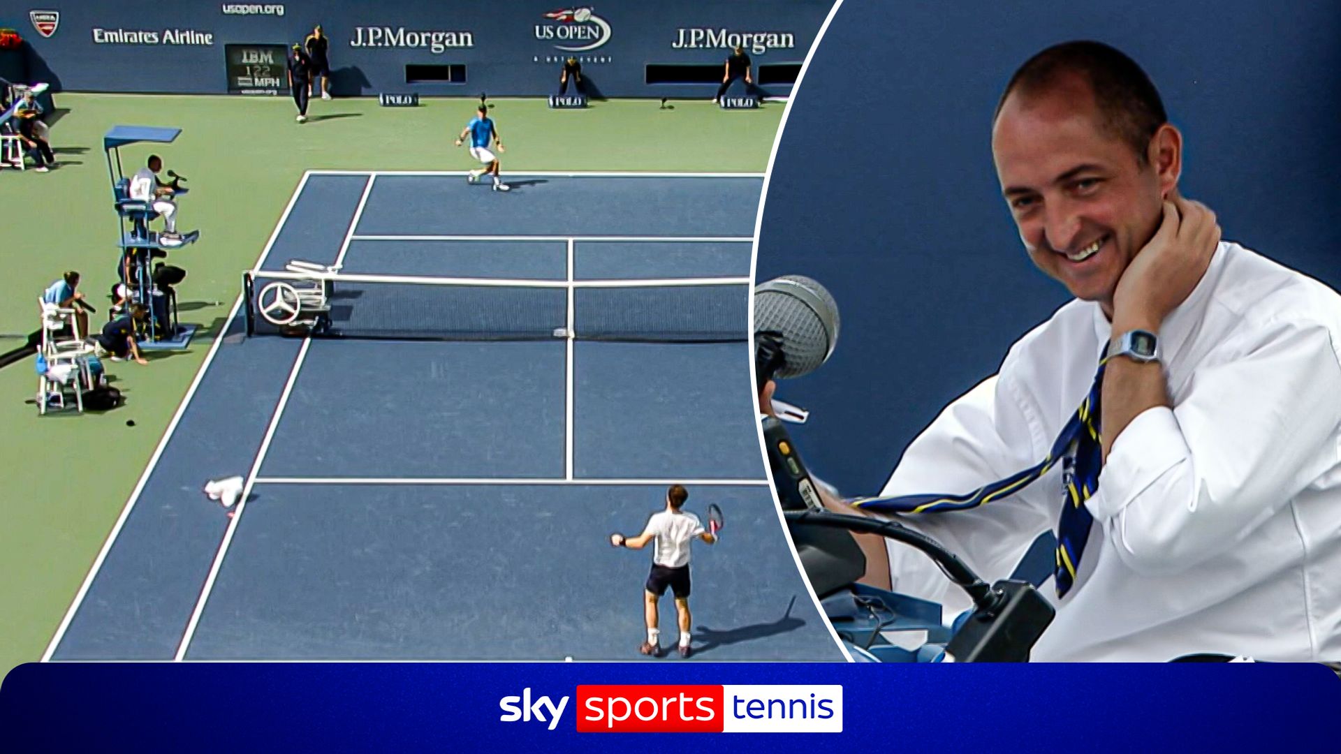UNBELIEVABLE!💨 Crazy wind when Murray faced Berdych