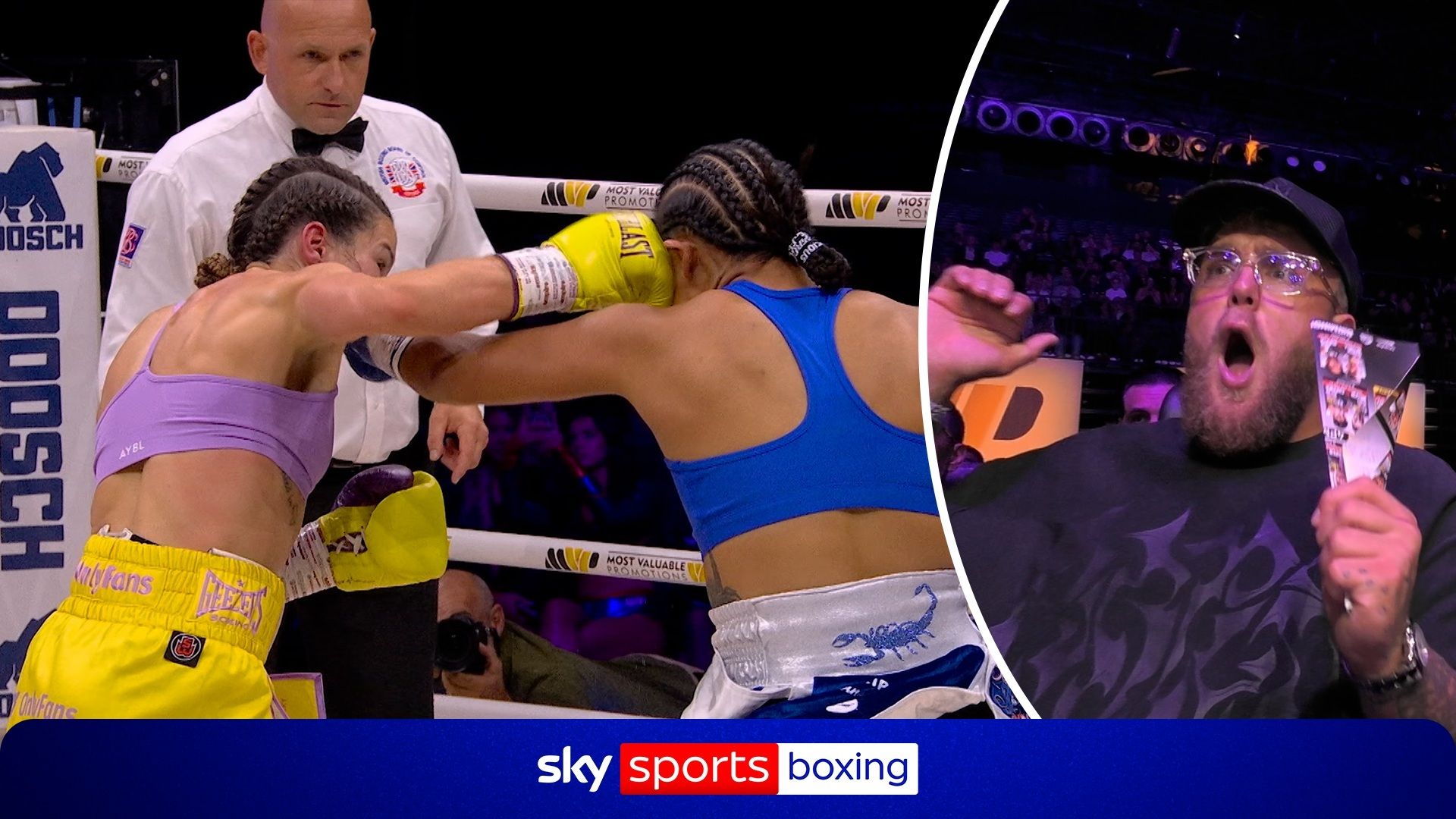 Jake Paul stunned as brutal Harper floors Reyes TWICE in stunning victory