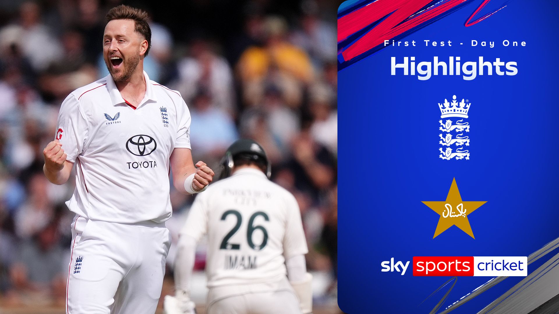 Highlights: England dominant on day one