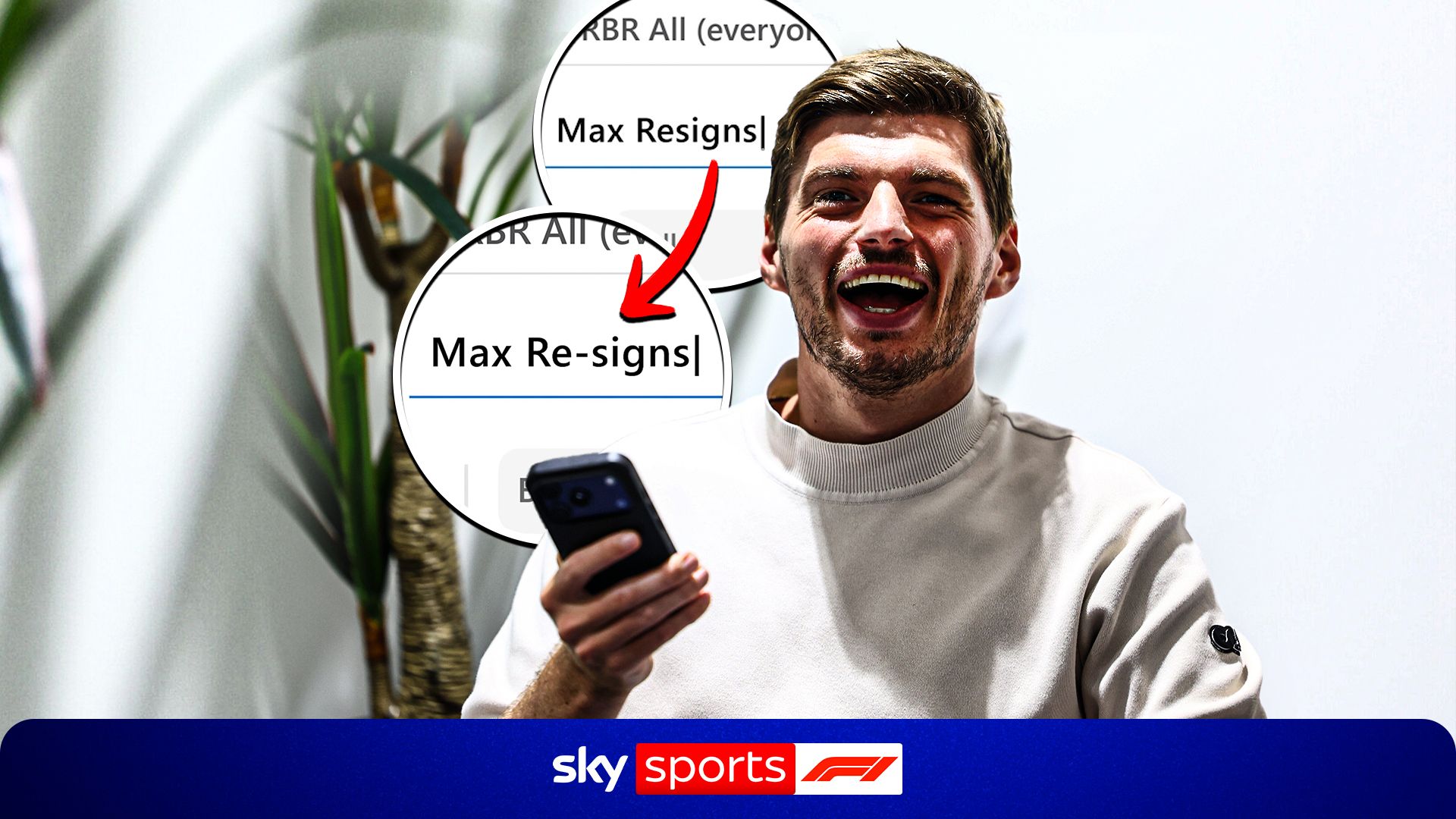 Verstappen's hilarious contract announcement video!