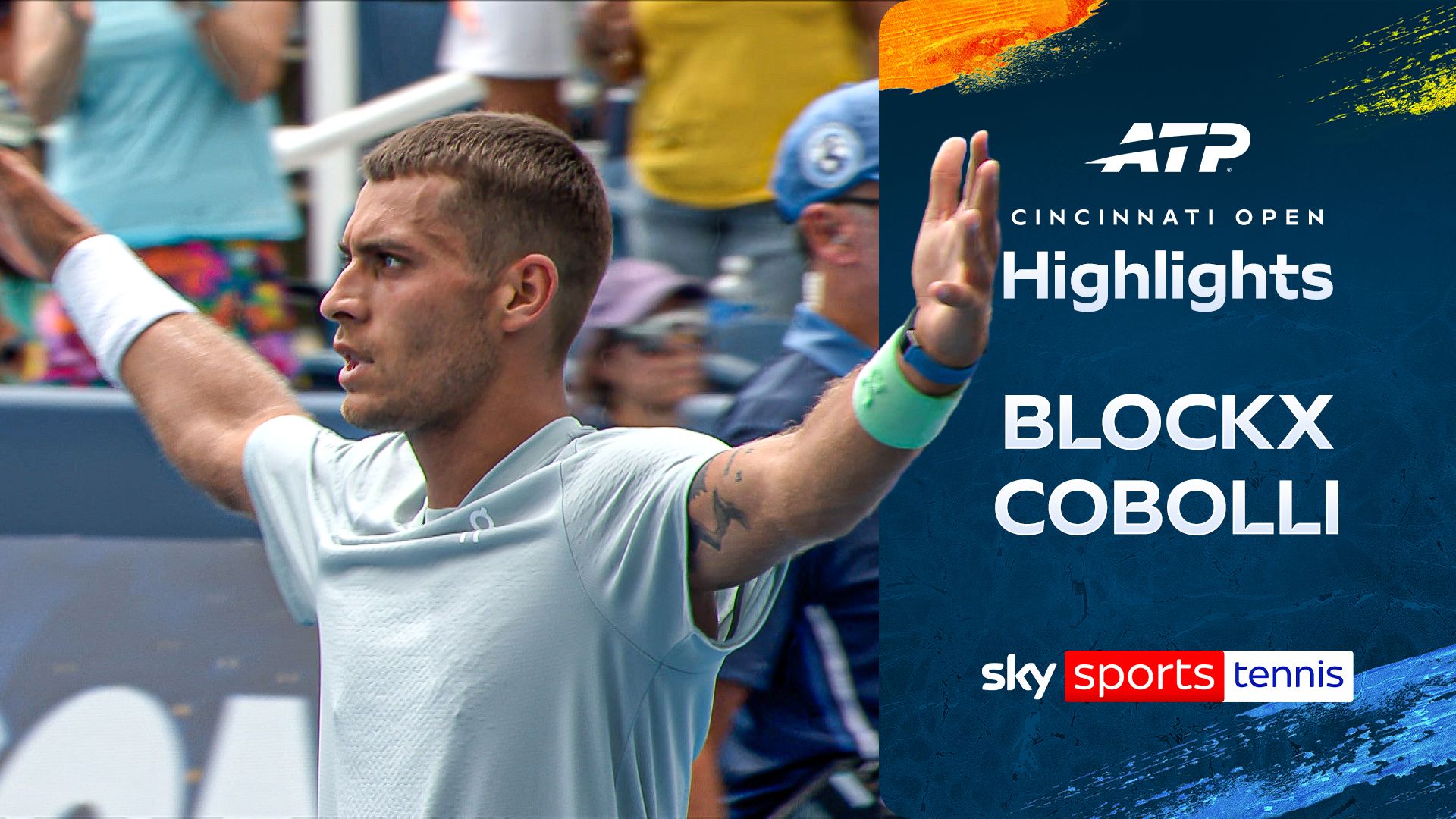 World number 10 Cobolli battles past Blockx in Cincinnati