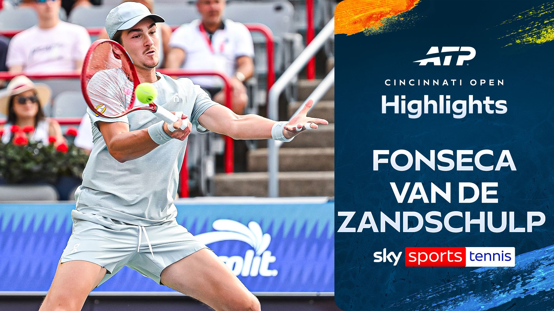 Fonseca through in straight sets at Cincinnati Open