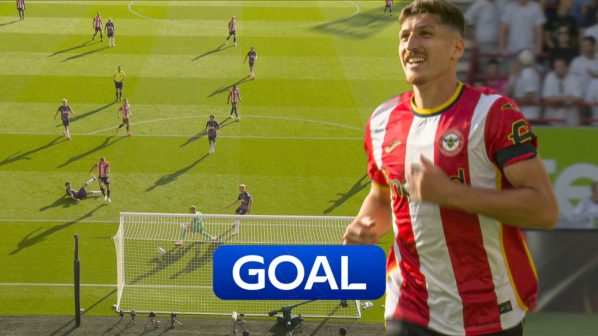Janelt doubles Brentford's lead as Spurs struggle