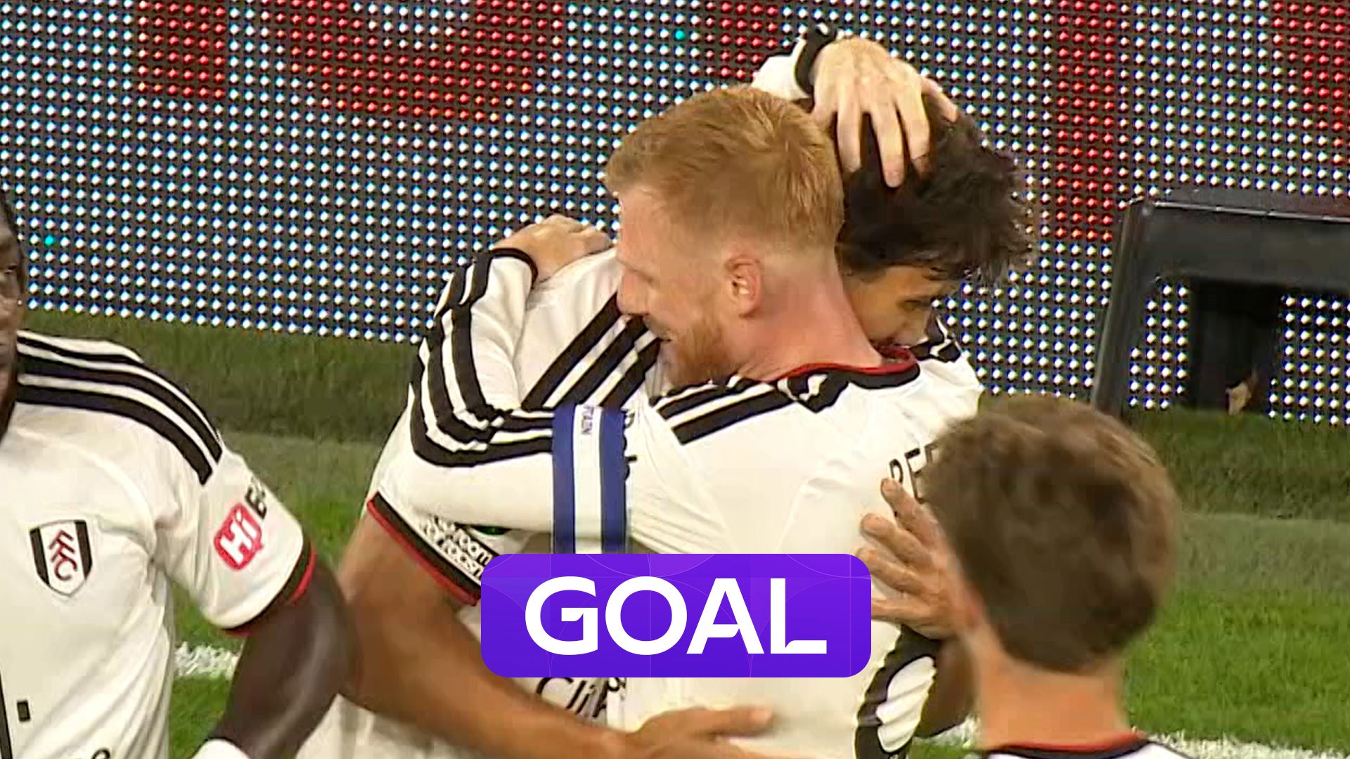 Gonzalo Garcia tucks away Fulham's third to seal victory over Wimbledon