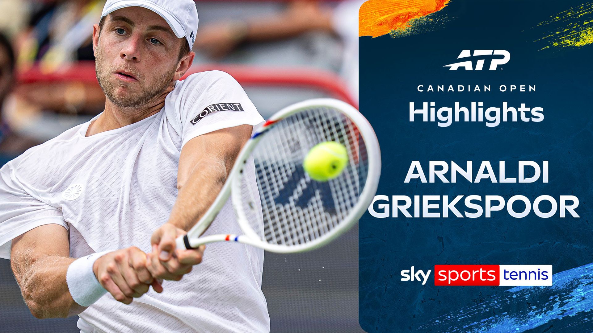 Griekspoor comes back from a set down to defeat Arnaldi