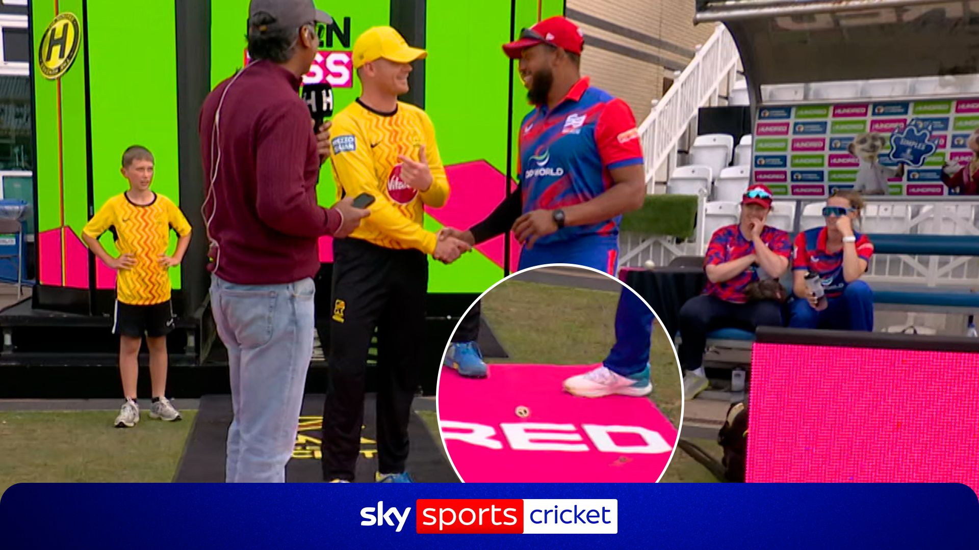 'Best out of three?' | Jordan's toe forces coin toss to be retaken!