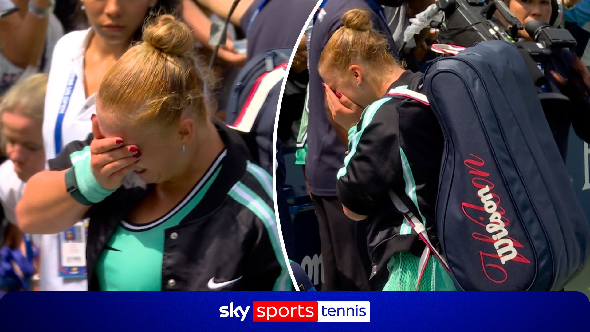 'Don't worry about that Kristina' | 16 year-old star left in floods of tears after defeat