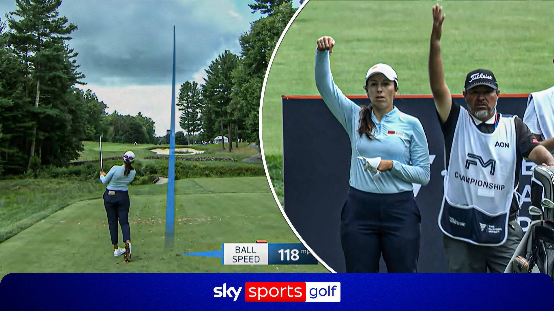 Darquea slam-dunks hole-in-one but had NO idea she did!