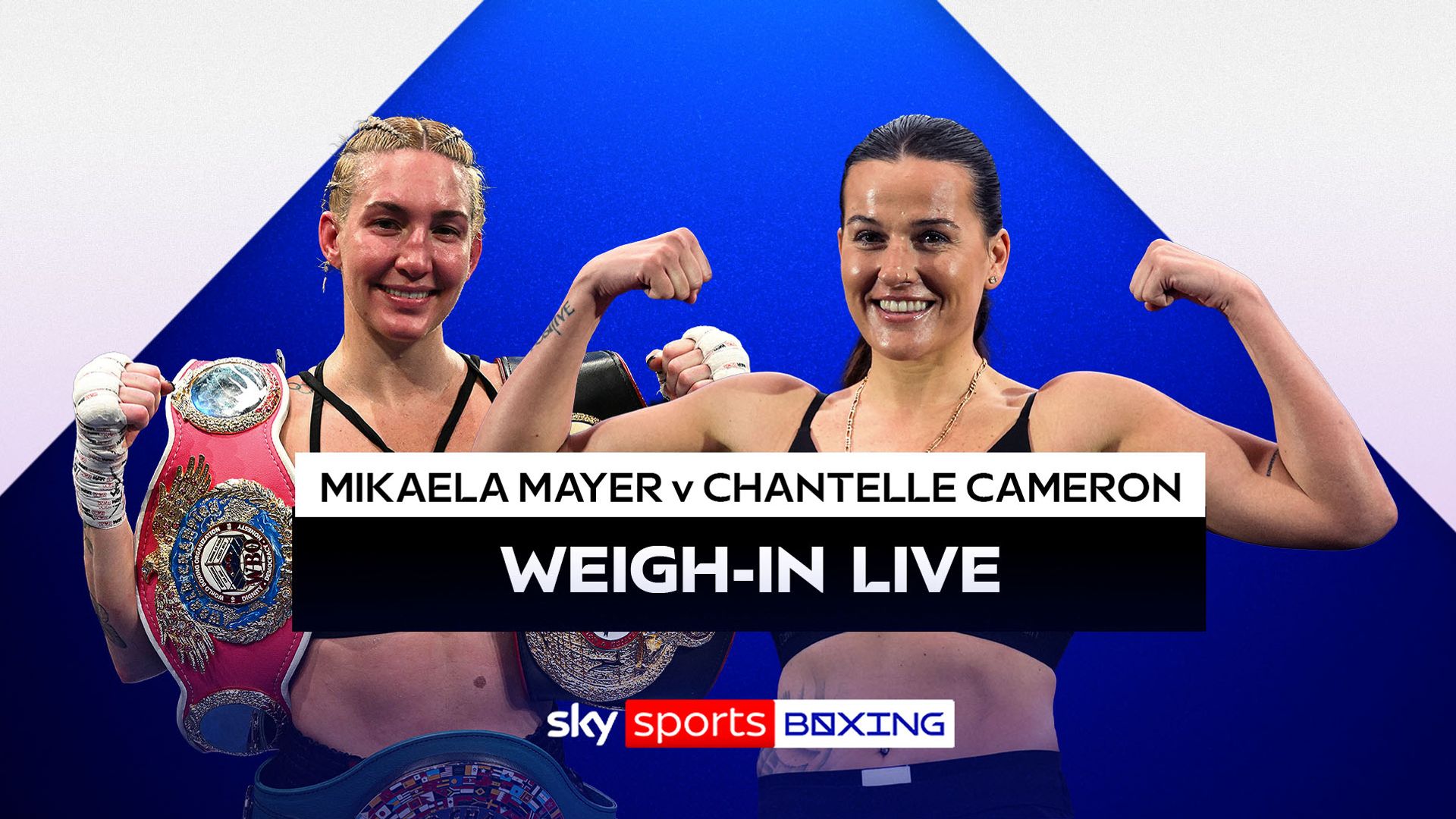 FREE STREAM: Mayer vs Cameron weigh-in ahead of world title fight!