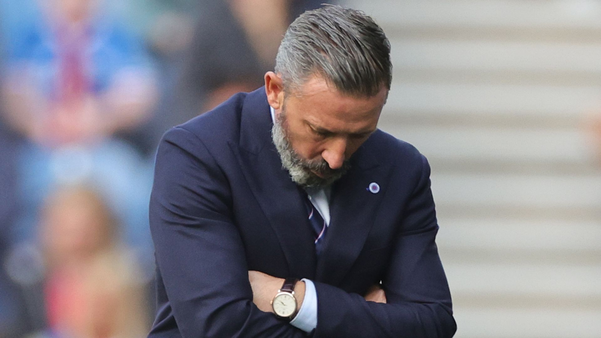 Chermiti stretchered off as Rangers trail Hibs LIVE!