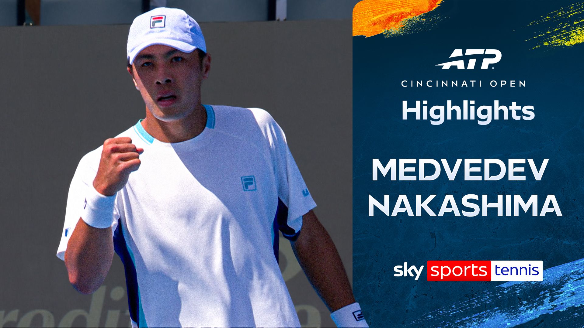 Nakashima produces hard-fought comeback to eliminate Medvedev!