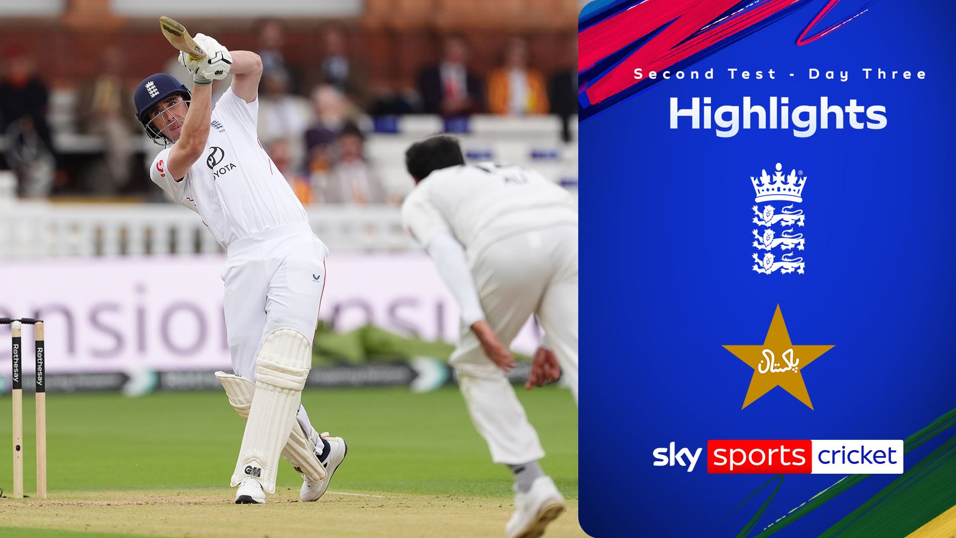 Highlights: England extend lead over Pakistan to 357 on soggy day three