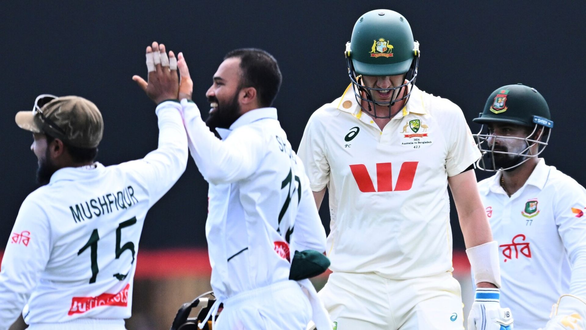 Bangladesh pull off historic Test upset against Australia