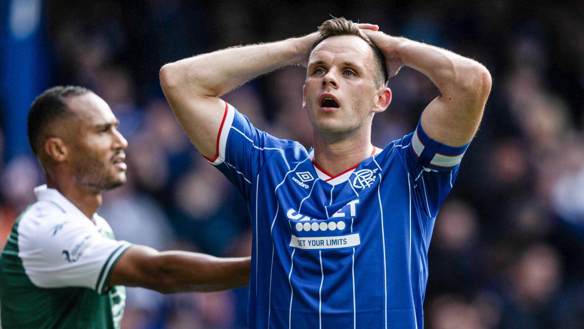 Big save denies Shankland as Rangers push for equaliser vs Hibs LIVE!