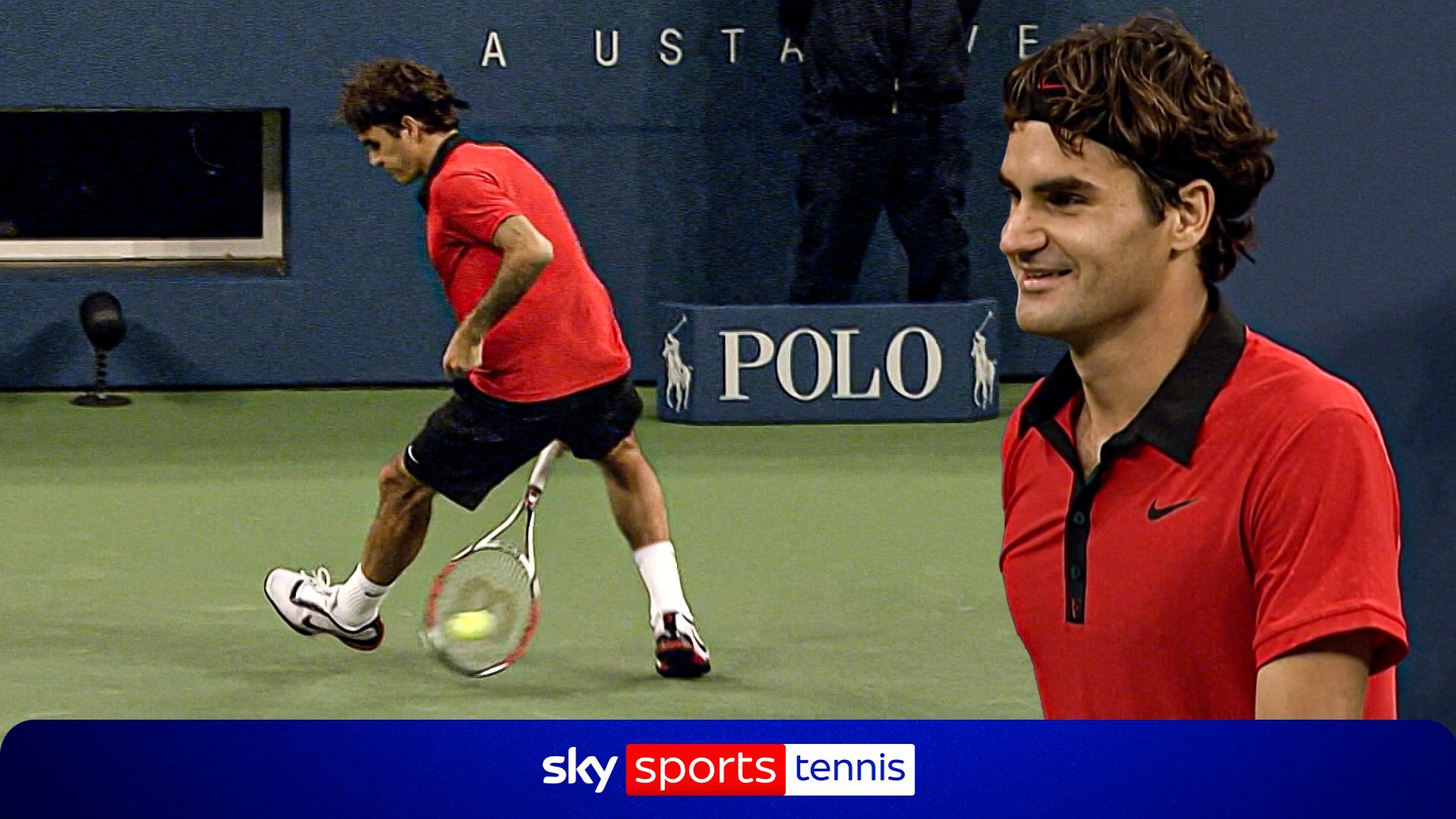 🌭😱 Federer gets match point against Djokovic with tweener!