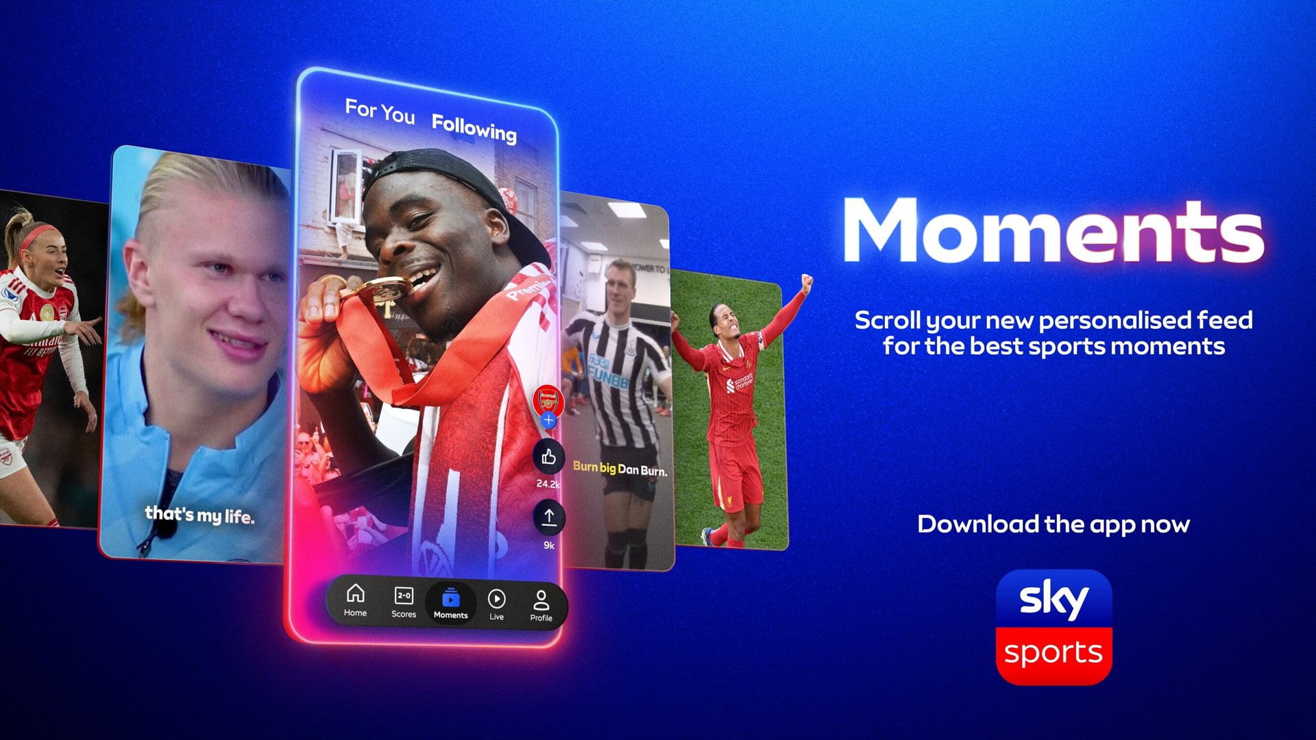 Introducing Moments - YOUR new video feed on the Sky Sports app