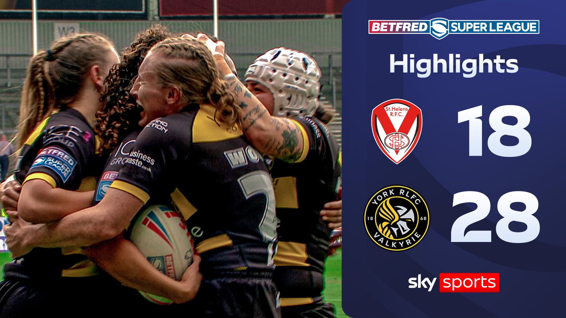 Highlights: York Valkyrie move clear of Saints with crucial win