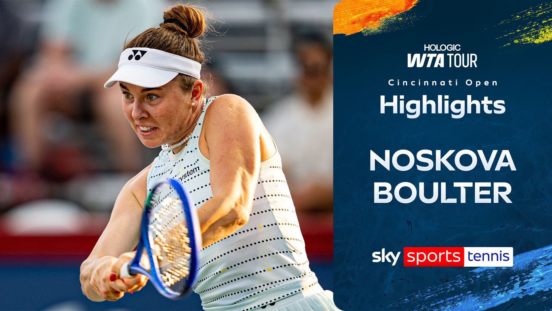 Noskova sees off brit Boulter in the Cincinnati Open