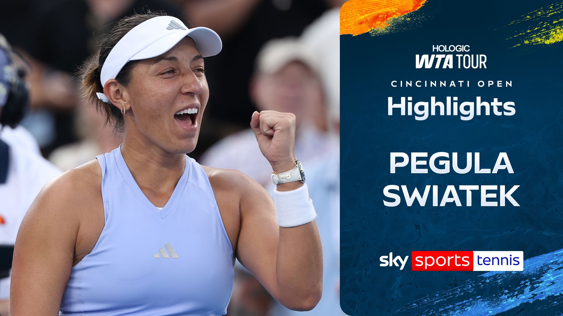 Pegula overcomes Swiatek test for a place in Cincinnati Open final