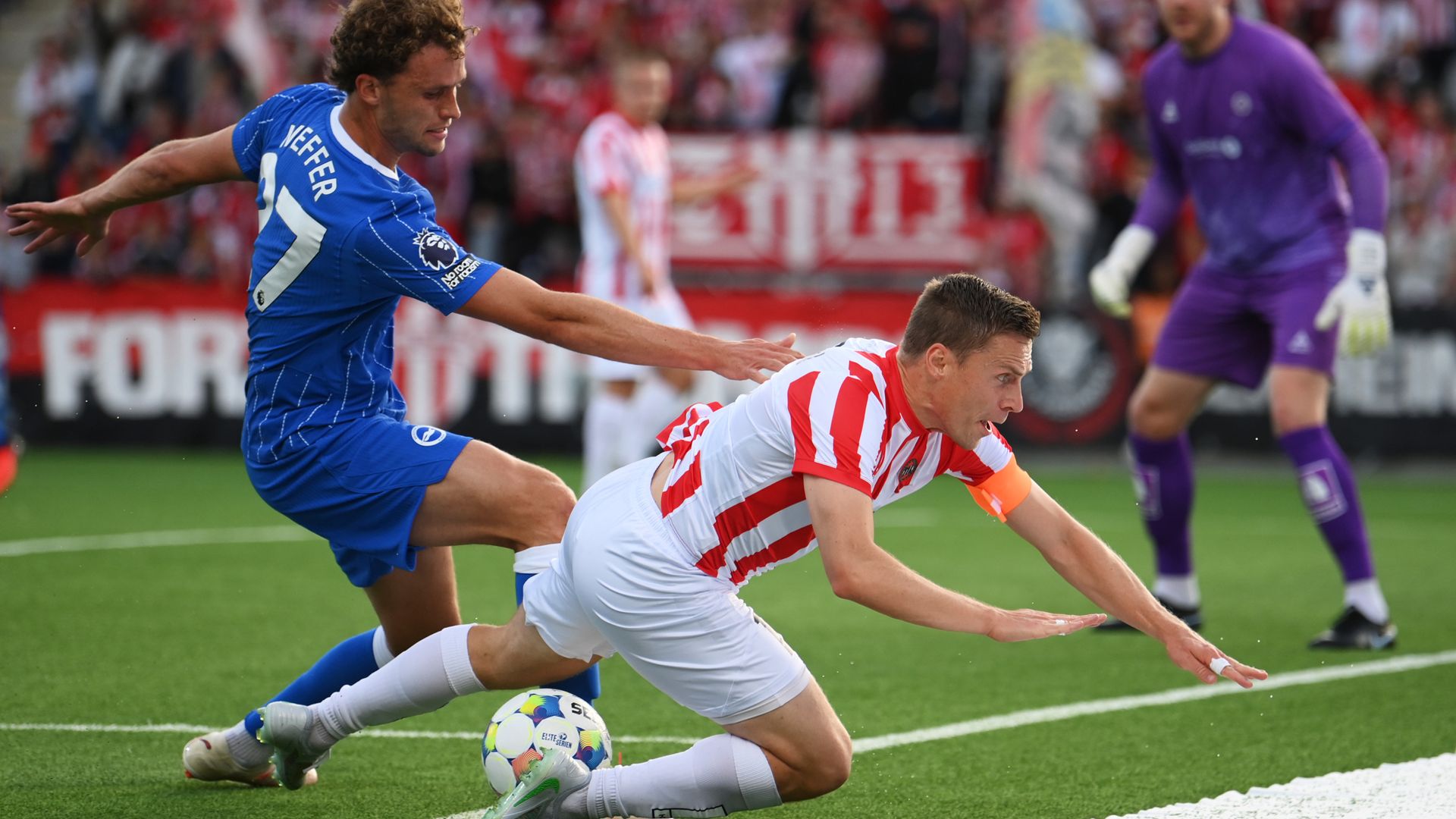 Brighton being frustrated at Tromso in play-off for Conference League LIVE!