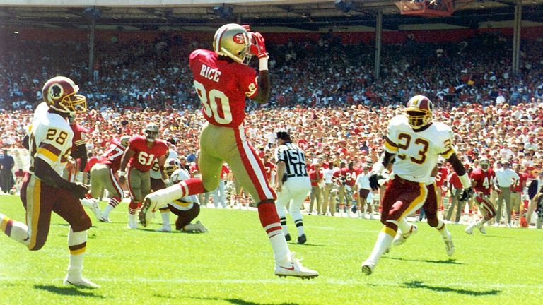 MEISTE RECEIVING YARDS: Jerry Rice