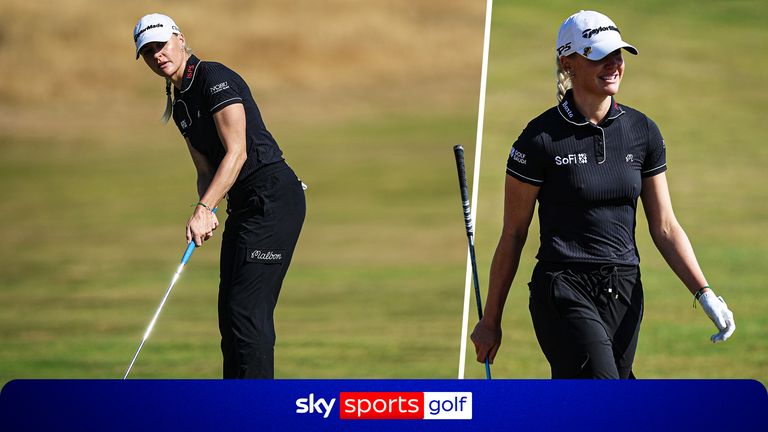 Charley Hull makes a late charge up the leaderboard with back-to-back birdies in the third round 
