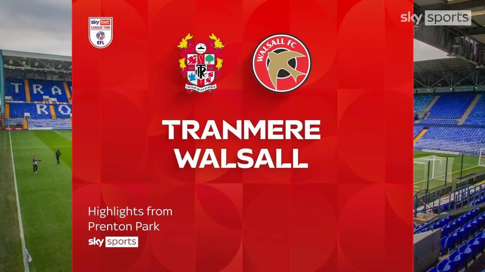Tranmere 1-1 Walsall