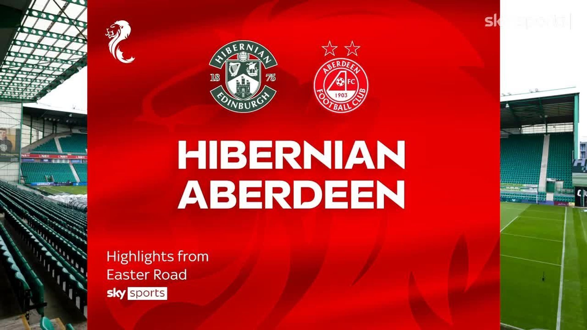 Hibs 1-1 Aberdeen 