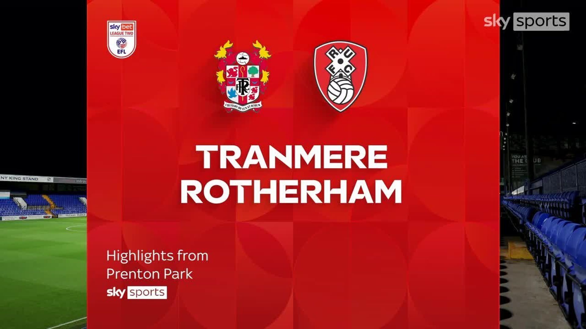 Tranmere 2-2 Rotherham 