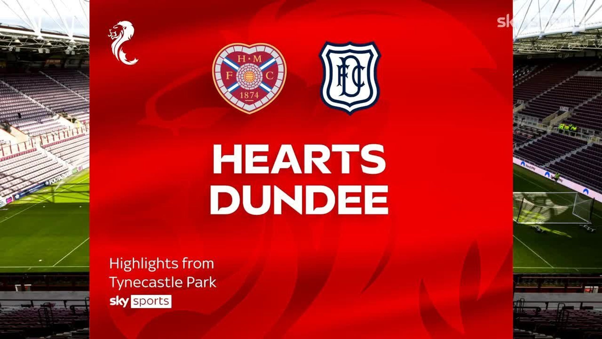 Hearts 2-1 Dundee