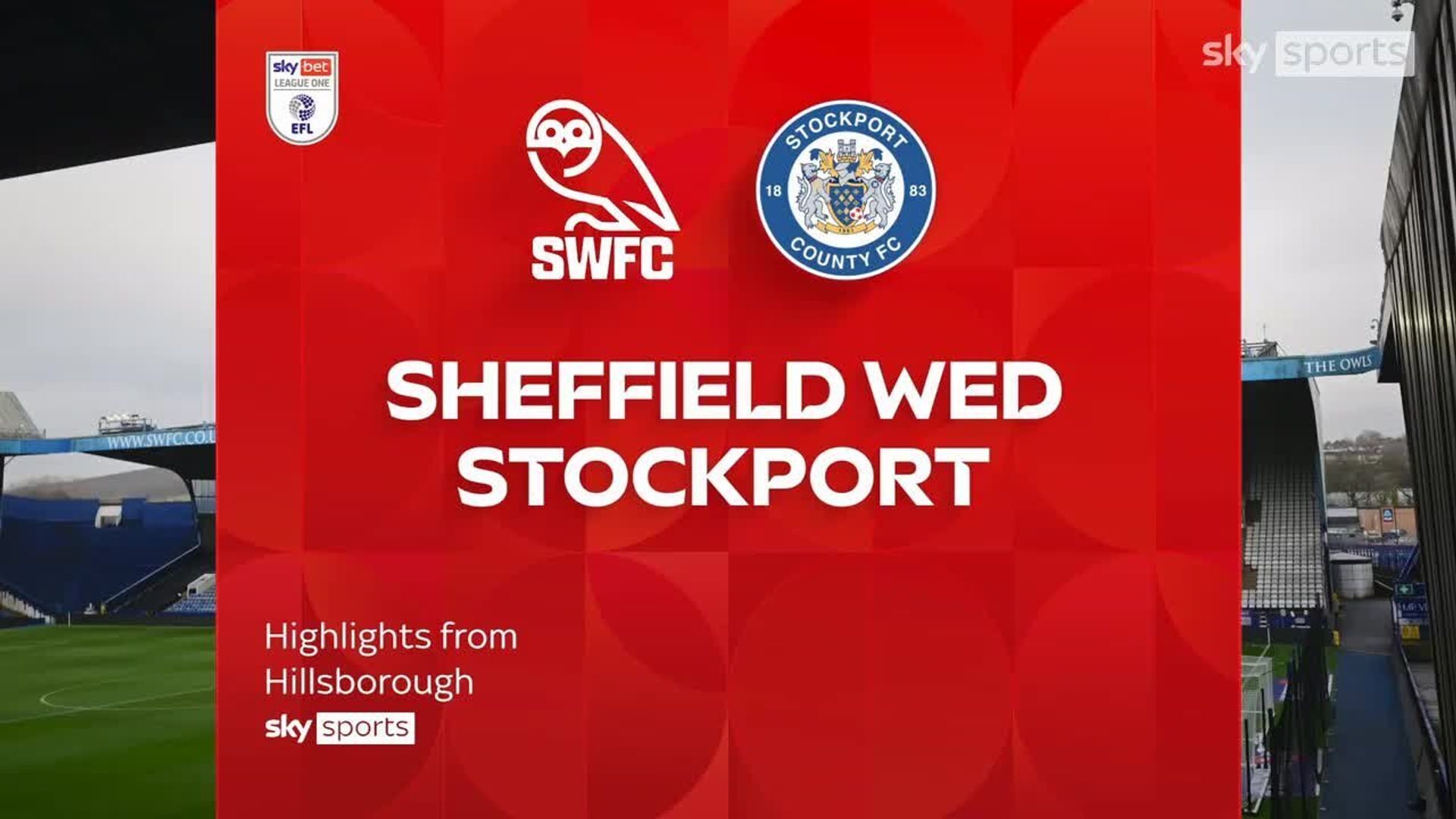 Sheffield Wednesday 0-0 Stockport 