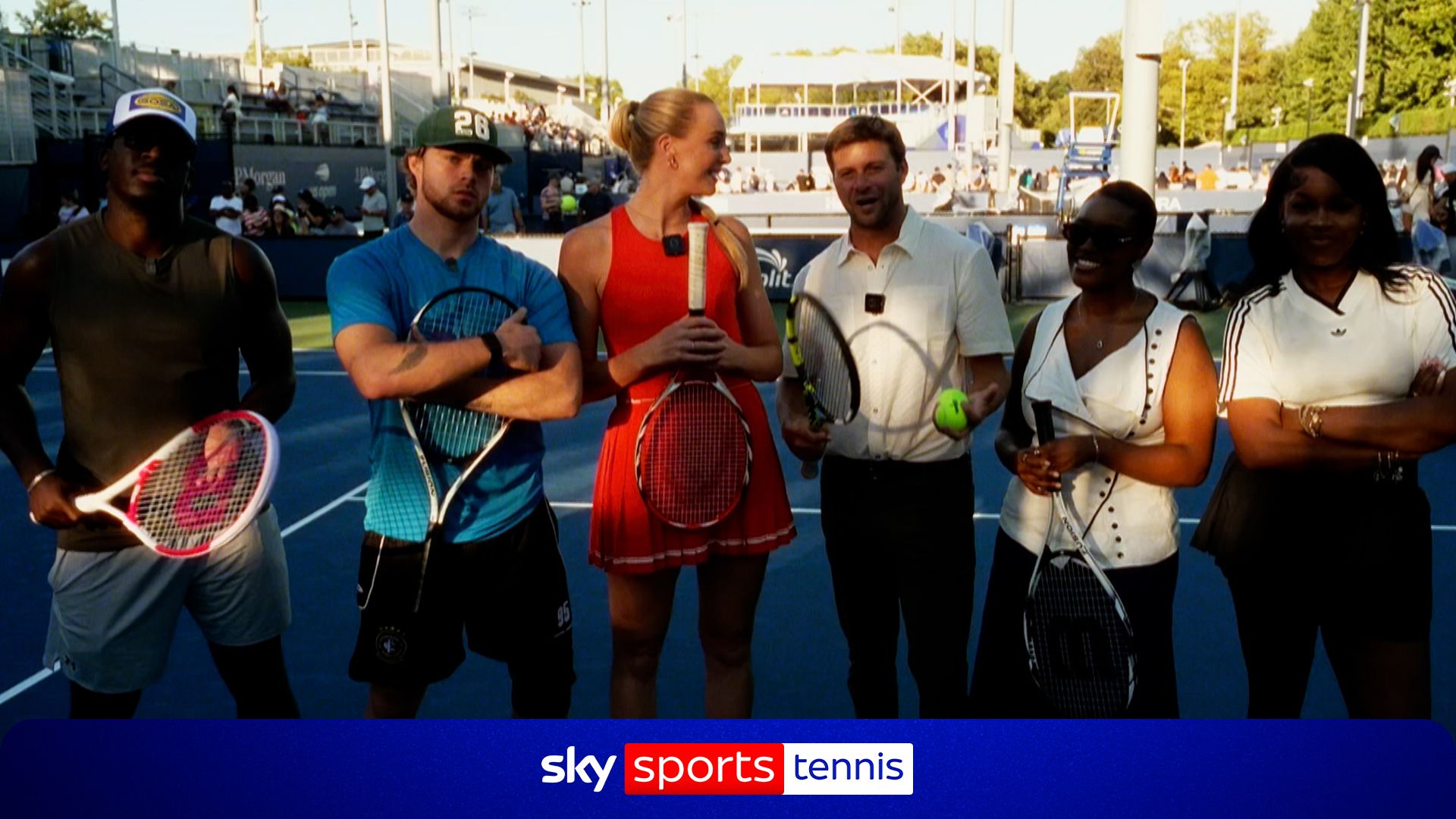 'Delete everything!' - Hilarious moment influencers try tennis at US Open