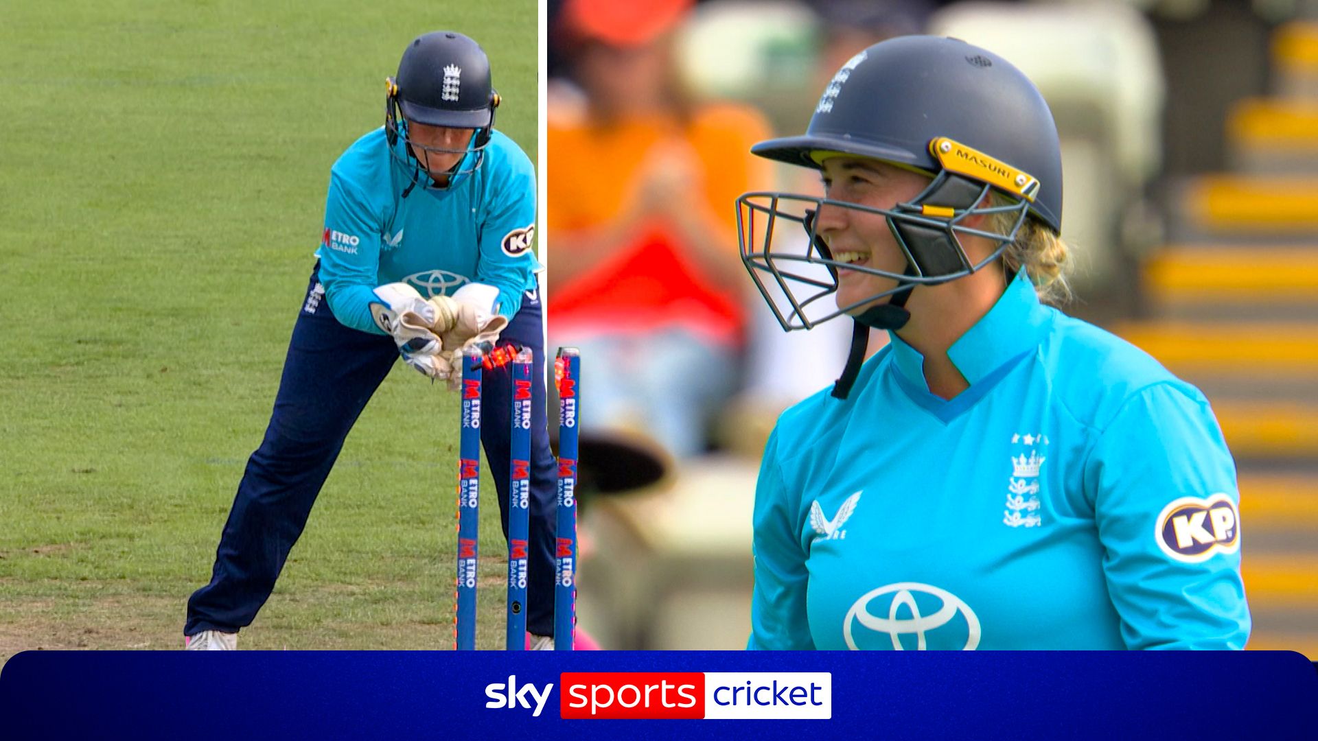 Learning on the job! Capsey takes two smart stumpings