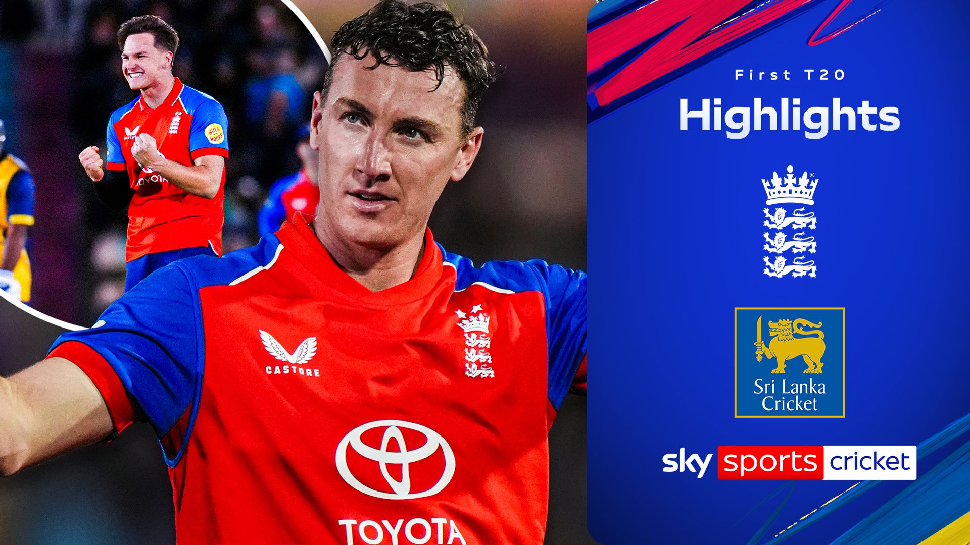 England destroy Sri Lanka in first T20I as Brook hits 114 off 49 balls