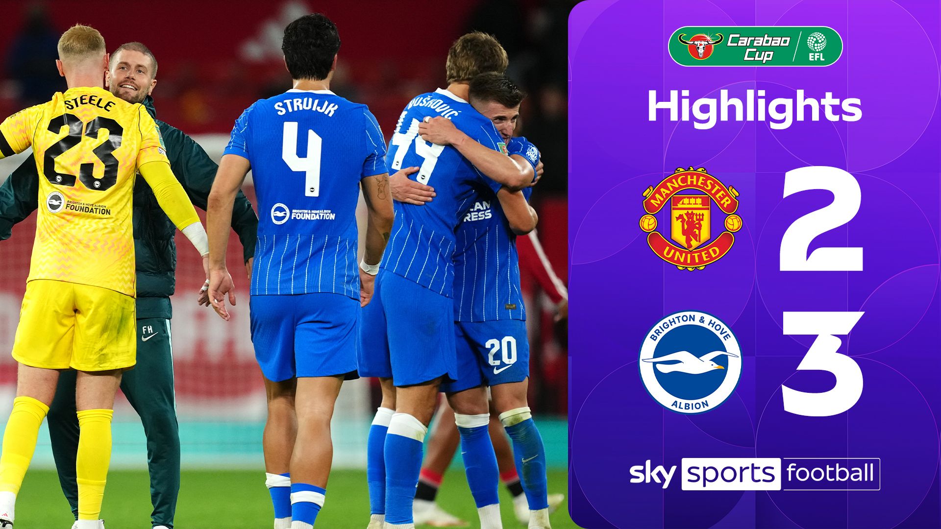 Brighton complete SHOCK comeback to beat Man Utd