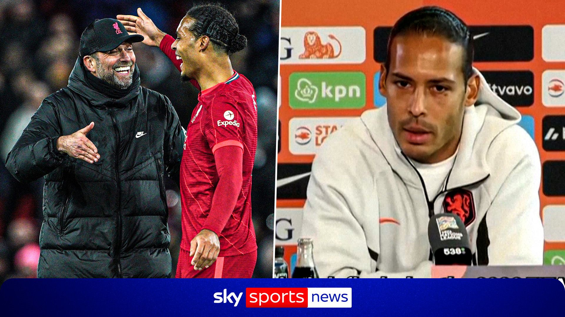 Van Dijk: Klopp very important to me, but we'll make sure he loses Germany debut!
