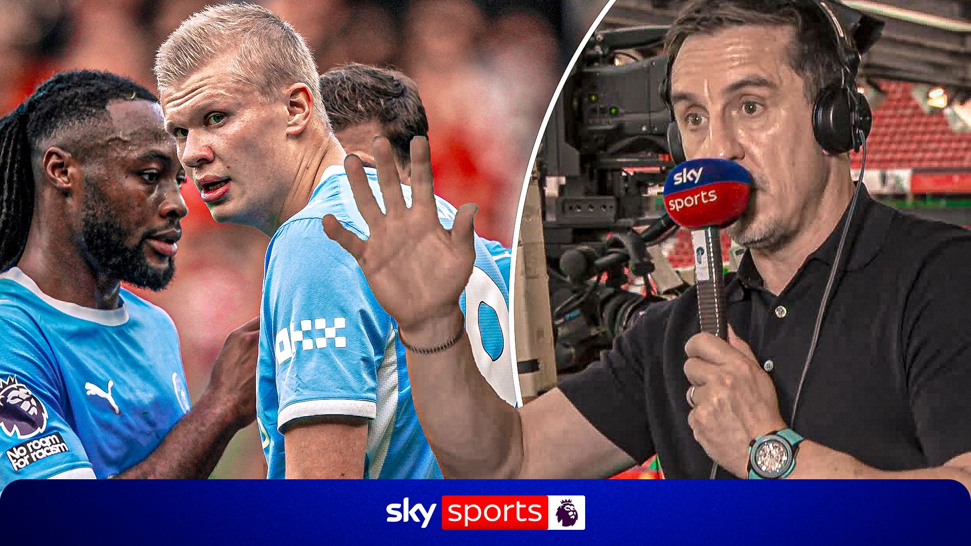 'It should've been offside!' - Neville bemused by VAR awarding Man City winner