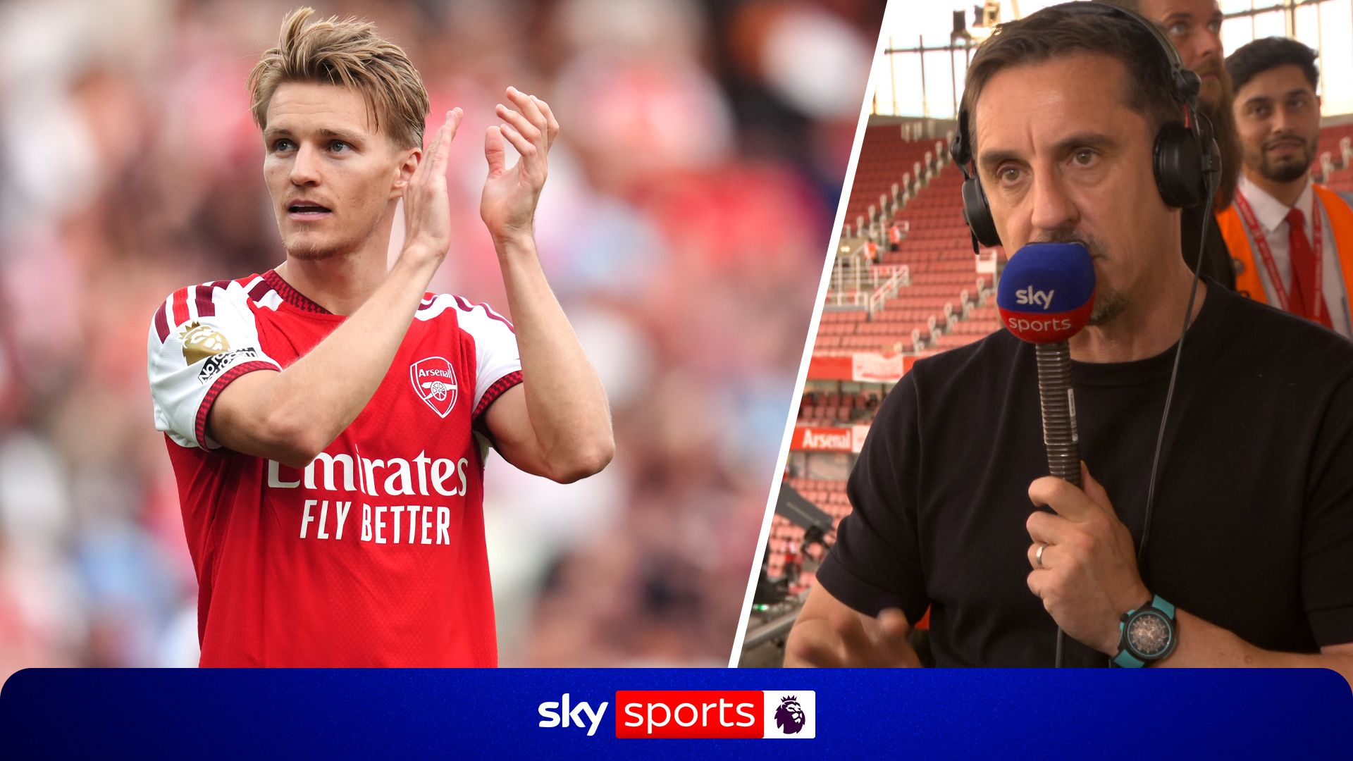 'He's adding the numbers that'll make him one of best in the league!' | Neville on Odegaard form