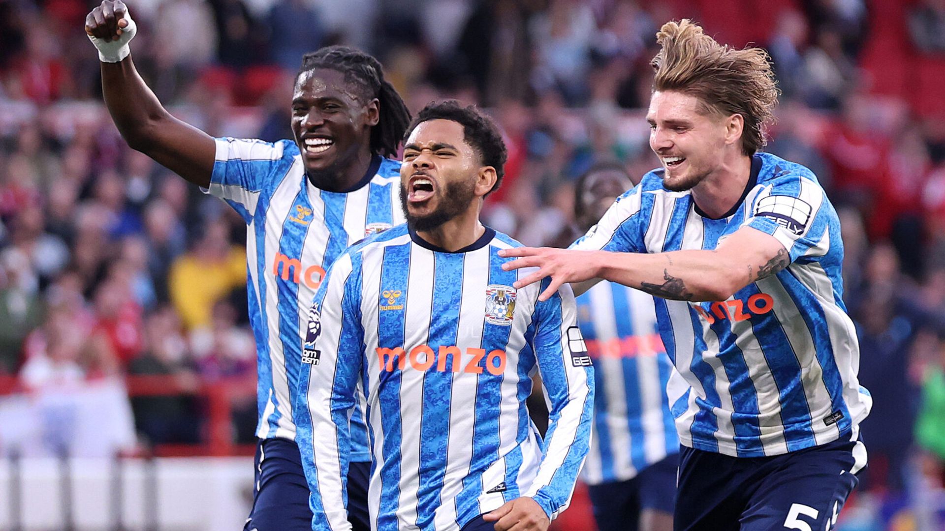 Off the mark! Coventry score first PL goal in 25 years to lead Forest LIVE!